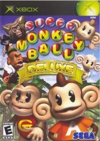 Super Monkey Ball Deluxe Xbox  box art